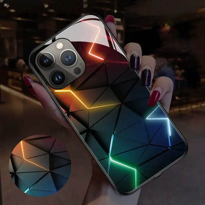 Luminous Mechanical Design Phone Case for Science Tech