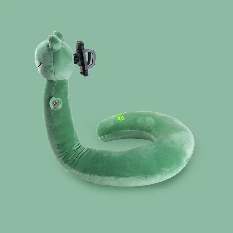 Multifunctional U-Shaped Pillow with Phone Stand